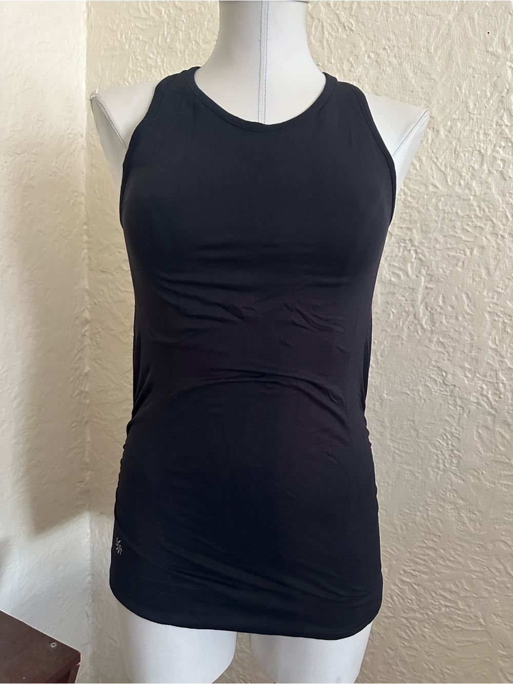 Athleta Fastest Track Black Active Tank Top Medium